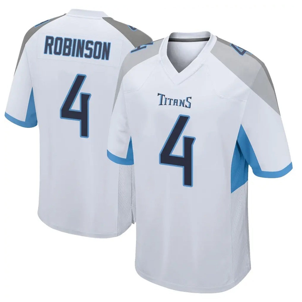 Qdoa T.Titans #4 Wan'Dale Robinson Player White Home Game Stitched Jerseys