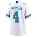 Qdoa T.Titans #4 Wan'Dale Robinson White Game Stitched Jerseys