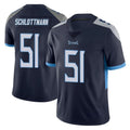 Qdoa T.Titans #51 Austin Schlottmann Player Navy Limited Vapor Untouchable Home Game Stitched Jerseys