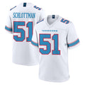 Qdoa T.Titans #51 Austin Schlottmann Player White 2026 Game Home Stitched Jerseys