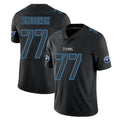 Qdoa T.Titans #77 Peter Skoronski Player Black Impact Limited Home Game Stitched Jerseys