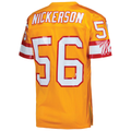 Qdoa TB.Buccaneers 1993 #56 Hardy Nickerson Mitchell & Ness Orange Authentic Throwback Retired Player Jersey