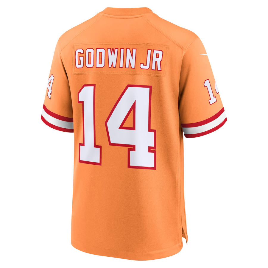 Qdoa TB.Buccaneers #14 Chris Godwin Jr. Player Orange Game Stitched Jerseys
