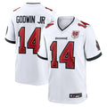 Qdoa TB.Buccaneers #14 Chris Godwin Jr. Player White 50th Anniversary Game Stitched Jerseys