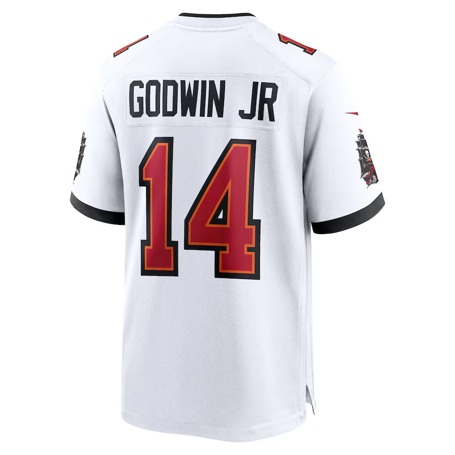 Qdoa TB.Buccaneers #14 Chris Godwin Jr. Player White Game Home Stitched Jerseys