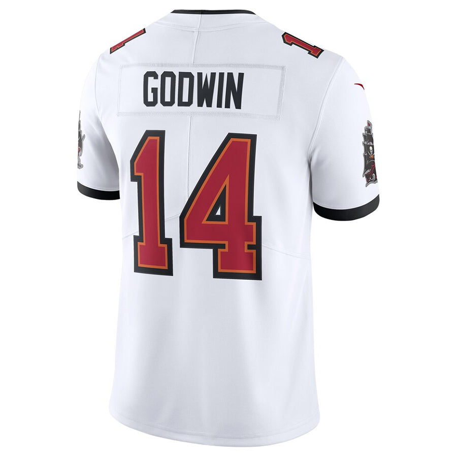 Qdoa TB.Buccaneers #14 Chris Godwin Jr. Player White Vapor Limited Stitched Jerseys