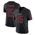 Qdoa TB.Buccaneers #15 Tez Johnson Player Black Impact Limited Home Game Stitched Jerseys