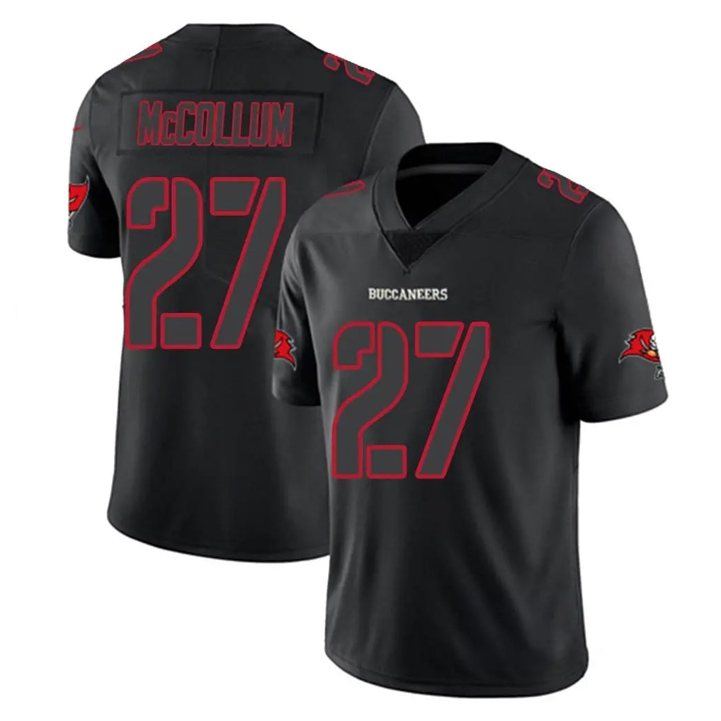 Qdoa TB.Buccaneers #27 Zyon McCollum Player Black Impact Limited Home Game Stitched Jerseys