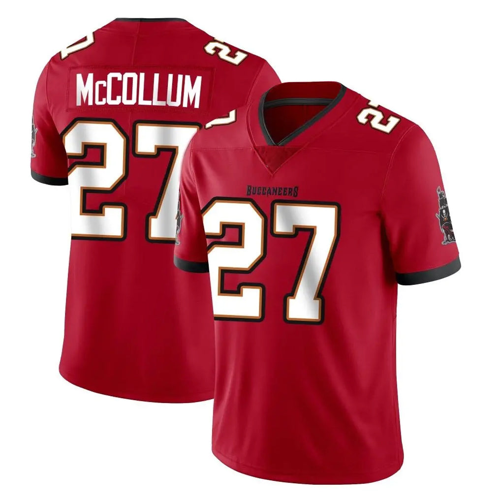 Qdoa TB.Buccaneers #27 Zyon McCollum Player Red Limited Vapor F.U.S.E. Home Game Stitched Jerseys