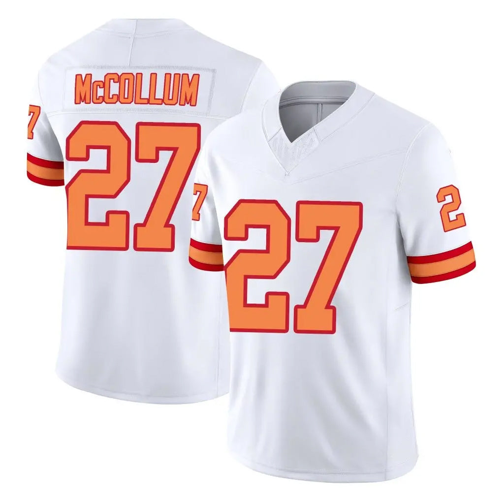 Qdoa TB.Buccaneers #27 Zyon McCollum Player White Limited '76 Vapor F.U.S.E. Home Game Stitched Jerseys