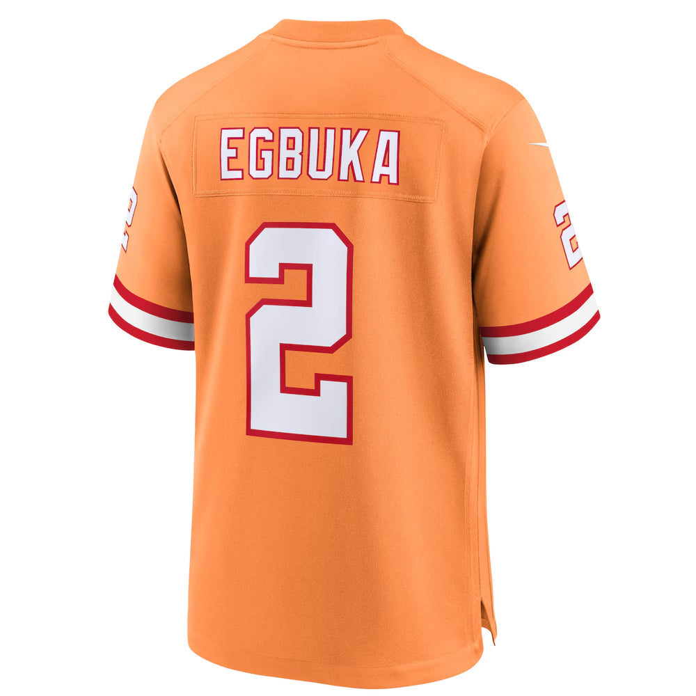Qdoa TB.Buccaneers #2 Emeka Egbuka Player Creamsicle Alternate Game Stitched Jerseys