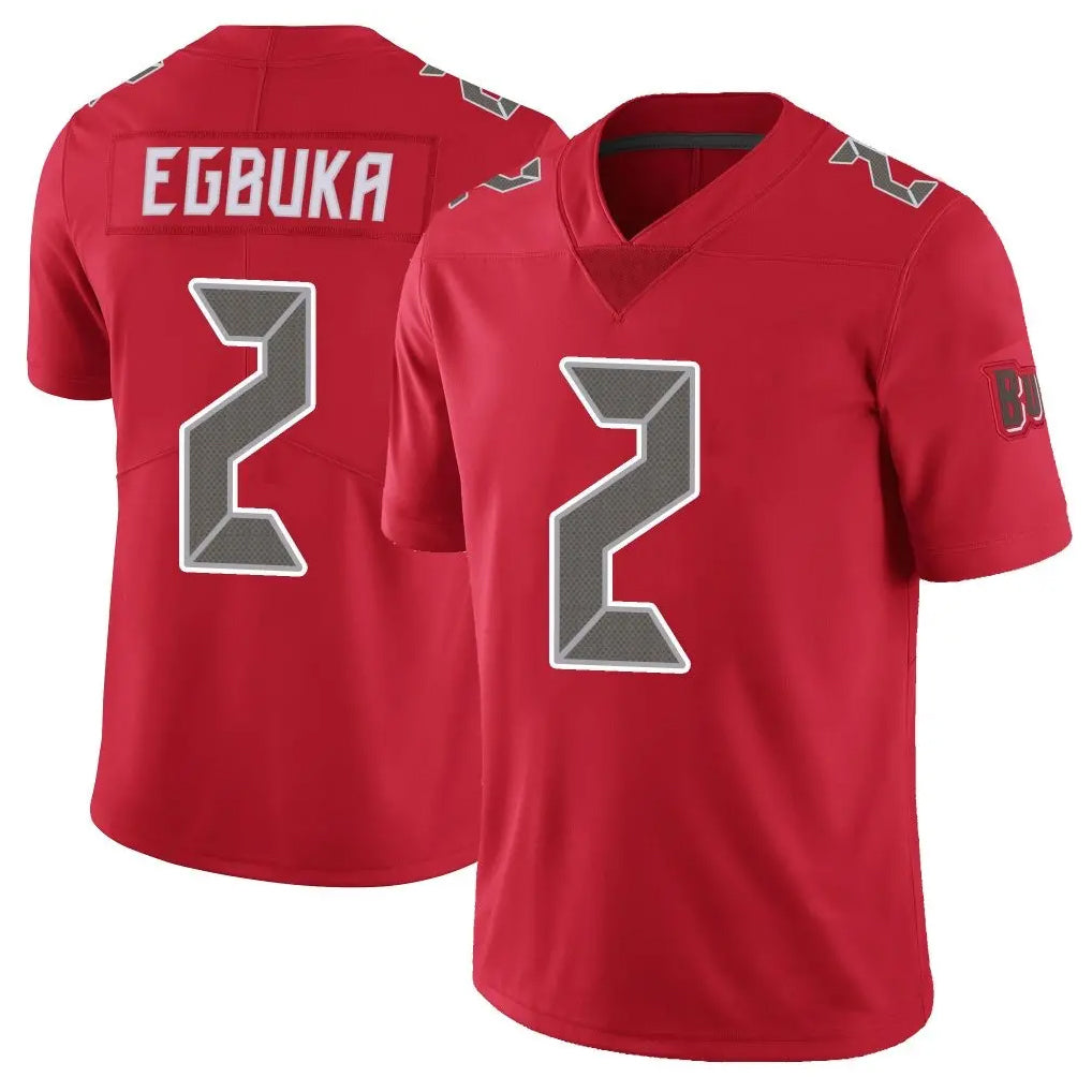 Qdoa TB.Buccaneers #2 Emeka Egbuka Player Red Vapor Limited Stitched Jerseys