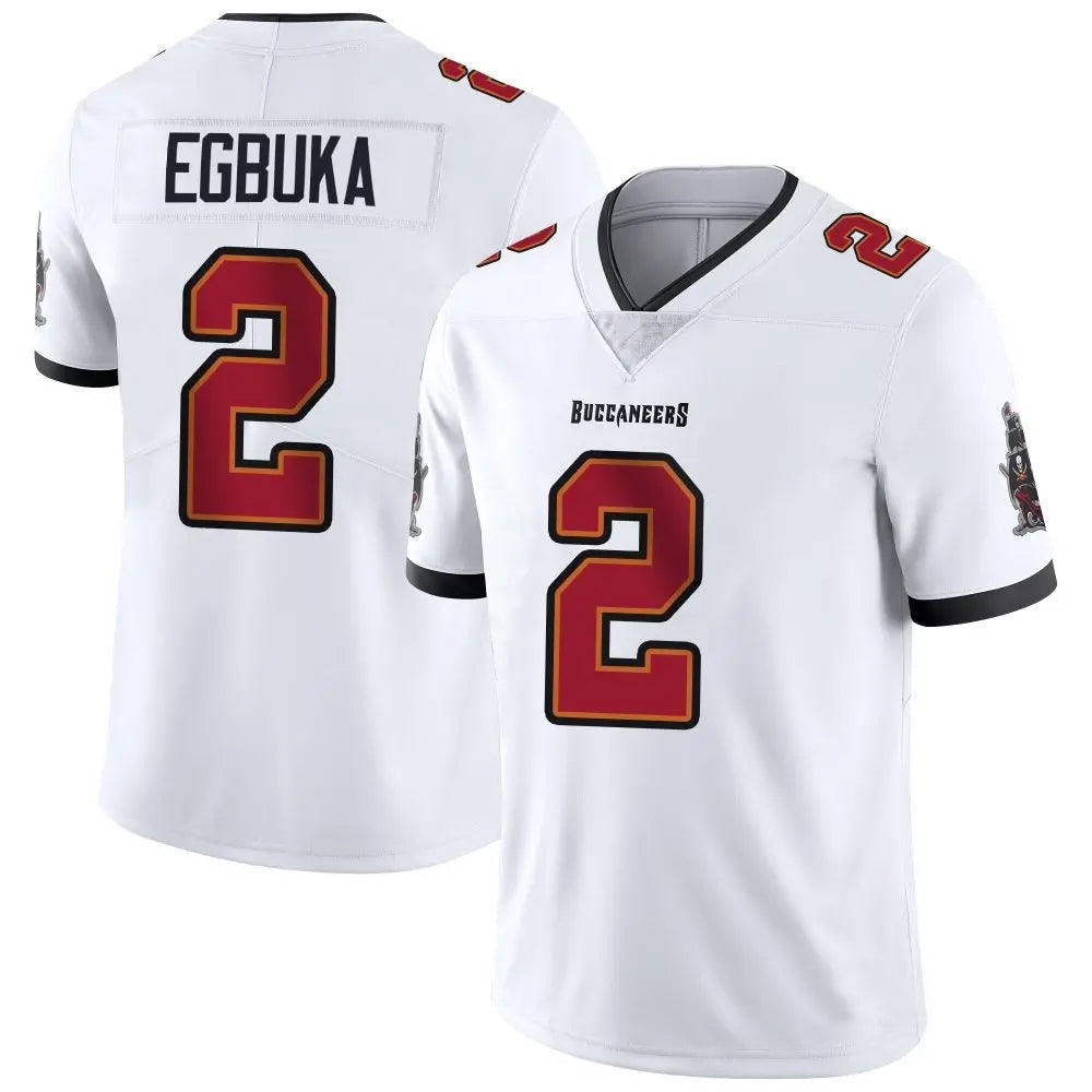 Qdoa TB.Buccaneers #2 Emeka Egbuka Player White Vapor Limited Game Stitched Jerseys