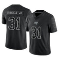 Qdoa TB.Buccaneers #31 Antoine Winfield Jr. Player Black Reflective Limited Home Game Stitched Jerseys