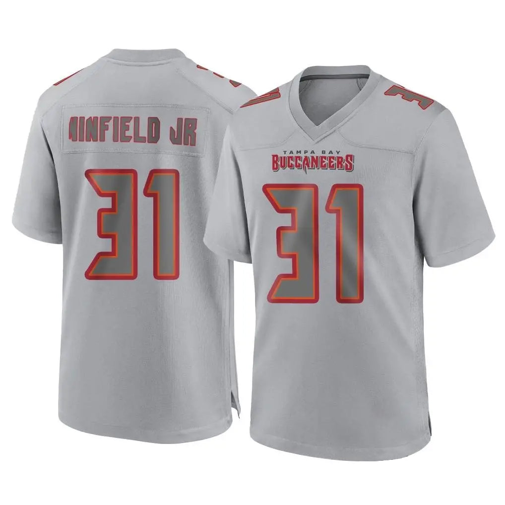 Qdoa TB.Buccaneers #31 Antoine Winfield Jr. Player Gray Atmosphere Fashion Home Game Stitched Jerseys