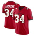 Qdoa TB.Buccaneers #34 Alex Anzalone Player Red Limited Vapor Home Game Stitched Jerseys