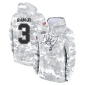 Qdoa TB.Buccaneers #3 Rueben Bain Jr. Player Arctic Camo Limited Salute to Service Pullover Hoodies Game Stitched Jerseys