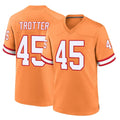 Qdoa TB.Buccaneers #45 Josiah Trotter Player Orange Throwback Home Game Stitched Jerseys
