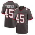 Qdoa TB.Buccaneers #45 Josiah Trotter Player Pewter Alternate Home Game Stitched Jerseys