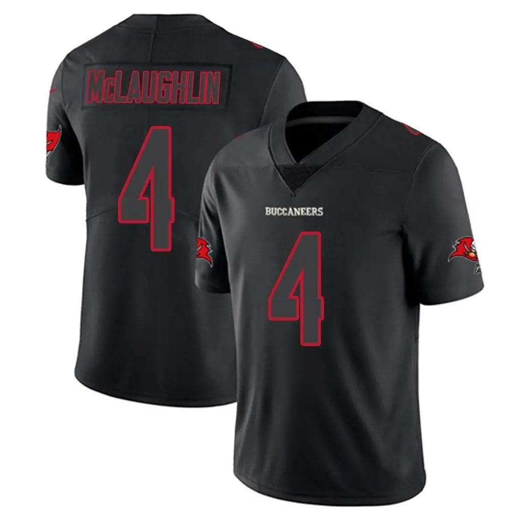 Qdoa TB.Buccaneers #4 Chase McLaughlin Player Black Impact Limited Home Game Stitched Jerseys