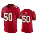 Qdoa TB.Buccaneers #50 Vita Vea Player Red Limited Vapor Home Game Stitched Jerseys