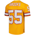 Qdoa TB.Buccaneers #55 Derrick Brooks Mitchell & Ness Orange Legacy Replica Stitched Puhic Jersey