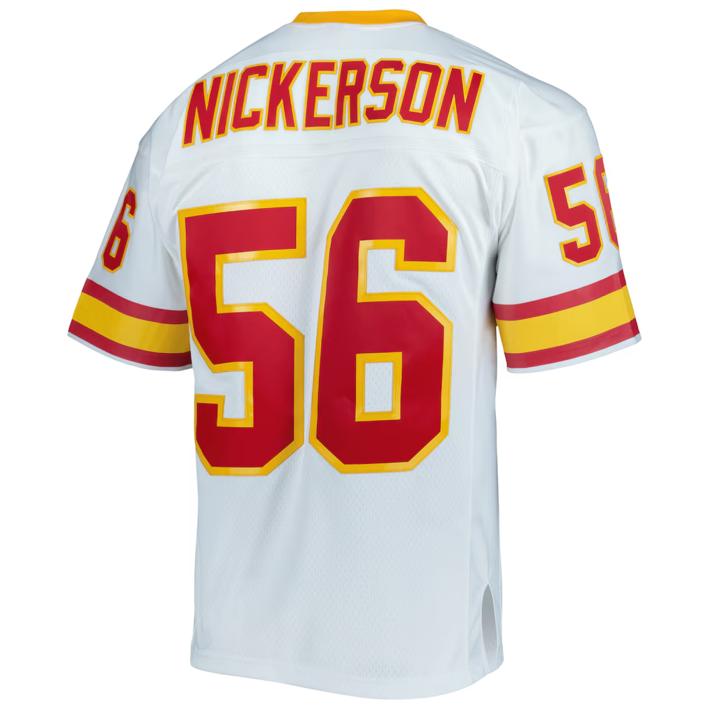 Qdoa TB.Buccaneers #56 Hardy Nickerson Mitchell & Ness White Legacy Replica Jersey