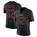 Qdoa TB.Buccaneers #62 Graham Barton Player Black Impact Limited Home Game Stitched Jerseys