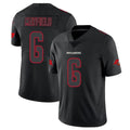 Qdoa TB.Buccaneers #6 Baker Mayfield Player Black Impact Limited Home Game Stitched Jerseys