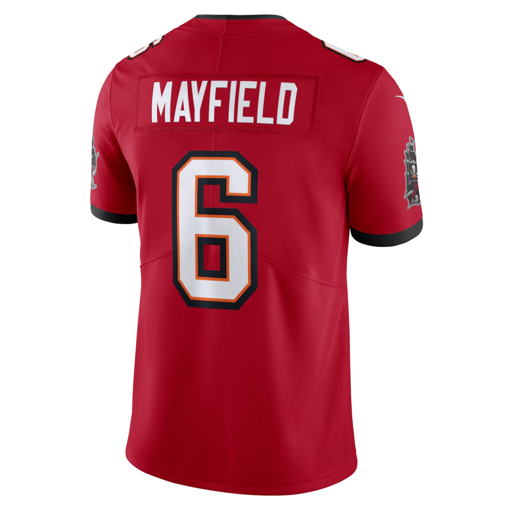 Qdoa TB.Buccaneers #6 Baker Mayfield Red Vapor Untouchable Limited Stitched Jerseys