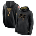 Qdoa TB.Buccaneers #7 Bucky Irving Player Black Salute to Service Hoodies Stitched Jerseys