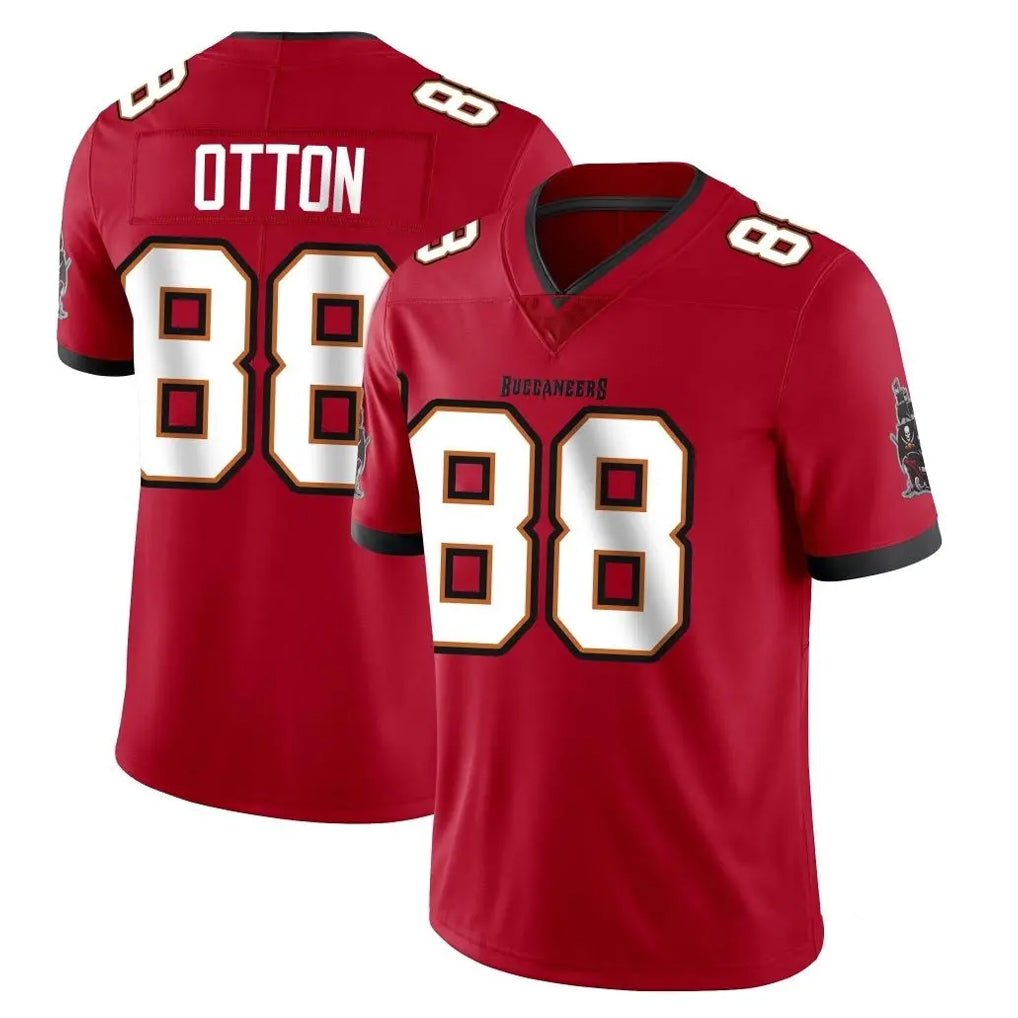 Qdoa TB.Buccaneers #88 Cade Otton Player Red Limited Vapor Home Game Stitched Jerseys