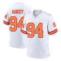 Qdoa TB.Buccaneers #94 Calijah Kancey Player White '76 Home Game Stitched Jerseys