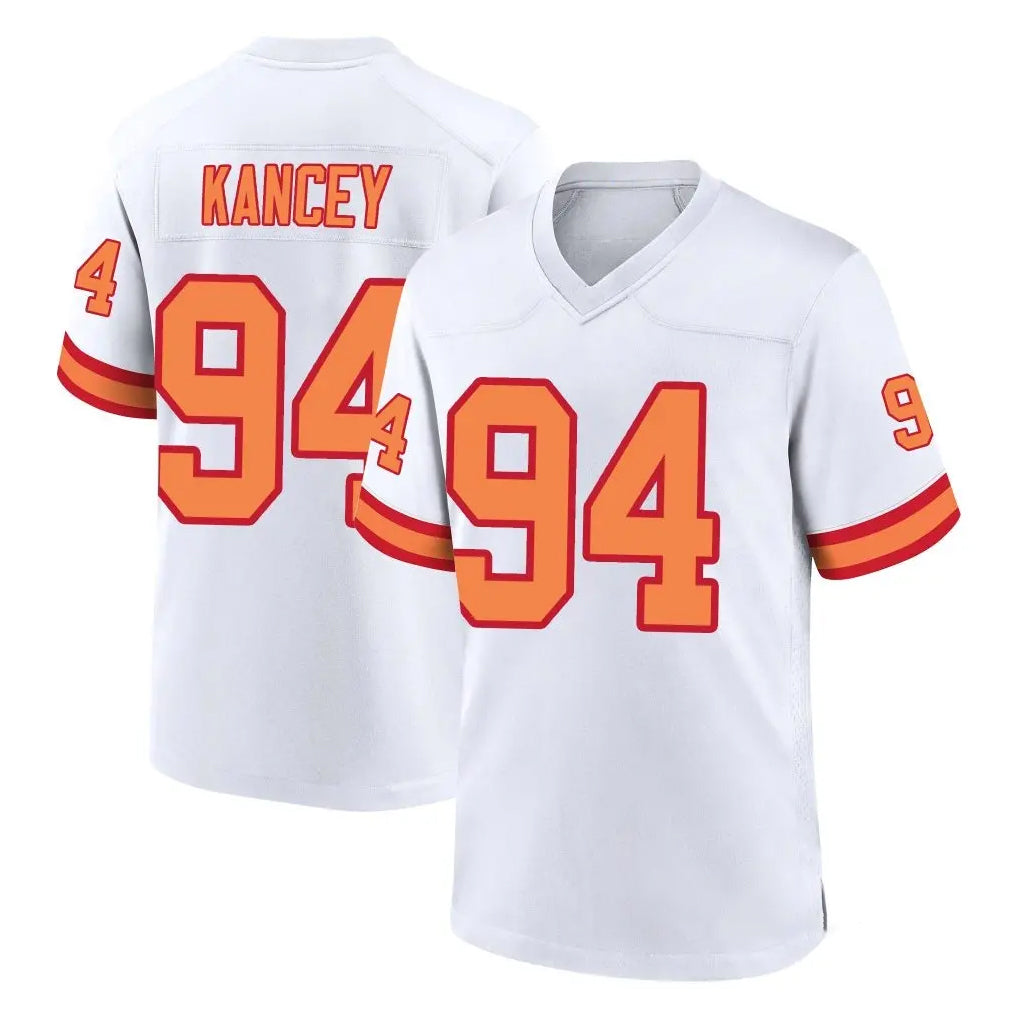 Qdoa TB.Buccaneers #94 Calijah Kancey Player White '76 Home Game Stitched Jerseys