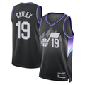 Qdoa U.Jazz #19 Ace Bailey Black Swingman Player Jerseys - Statement Edition
