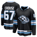 Qdoa U.Mammoth #67 Lawson Crouse Black Home Breakaway Player Jerseys