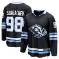 Qdoa U.Mammoth #98 Mikhail Sergachev Black Home Breakaway Player Jerseys