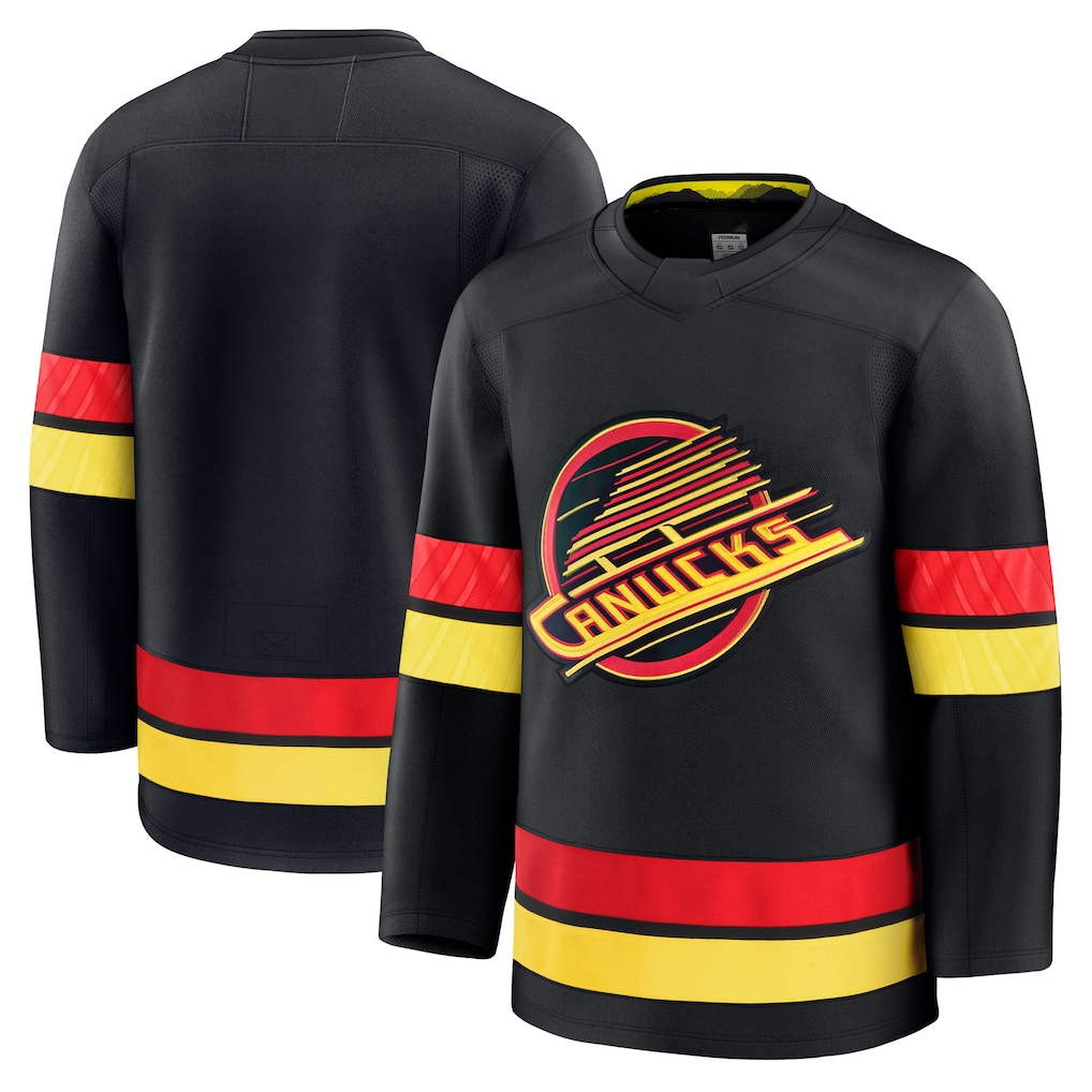 Qdoa V.Canucks Black Alternate Premium Jerseys