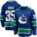 Qdoa V.Canucks #35 Thatcher Demko Blue Home Breakaway Jerseys