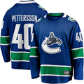 Qdoa V.Canucks #40 Elias Pettersson Blue Home Breakaway Jerseys