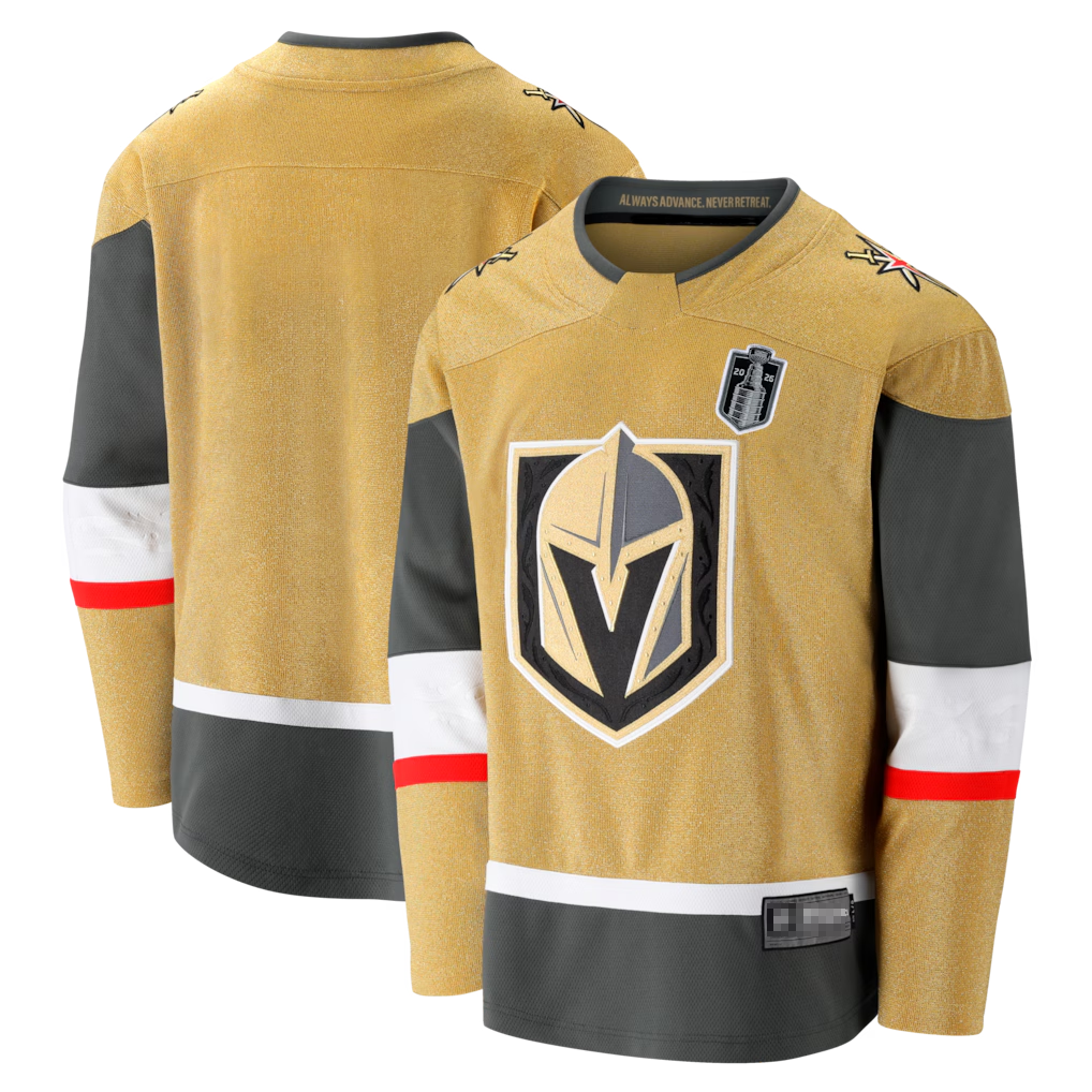 Qdoa V.Golden Knights Gold 2026 Stanley Cup Final Breakaway Jerseys