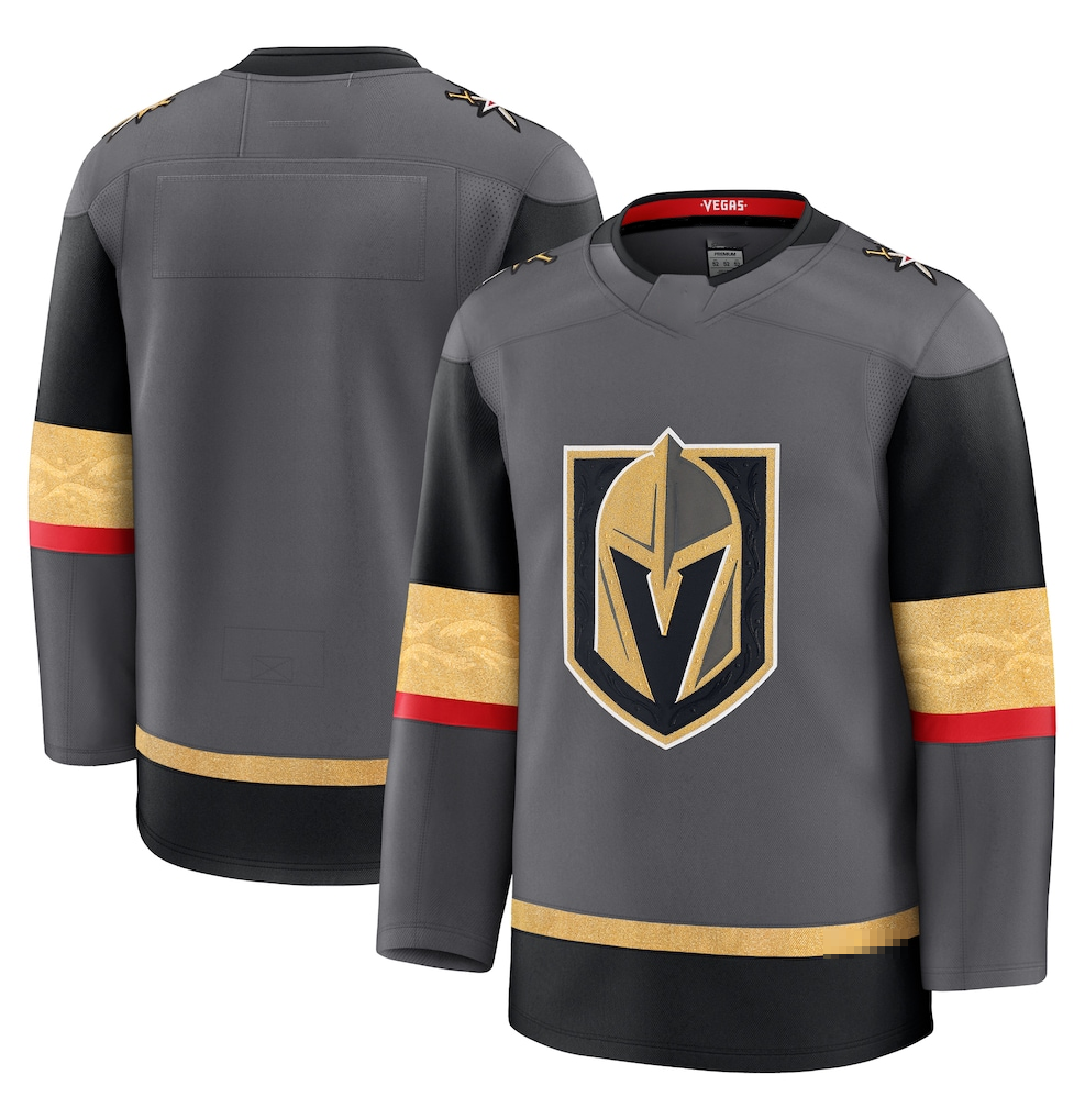 Qdoa V.Golden Knights Gray Alternate Premium Jerseys