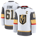 Qdoa V.Golden Knights #61 Mark Stone White Away Premium Jerseys