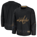 Qdoa W.Capitals Black 2024 Military Appreciation Practice Jerseys