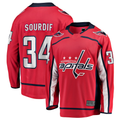 Qdoa W.Capitals #34 Justin Sourdif Red Home Breakaway Jerseys