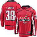 Qdoa W.Capitals #38 Rasmus Sandin Red Home Breakaway Jerseys