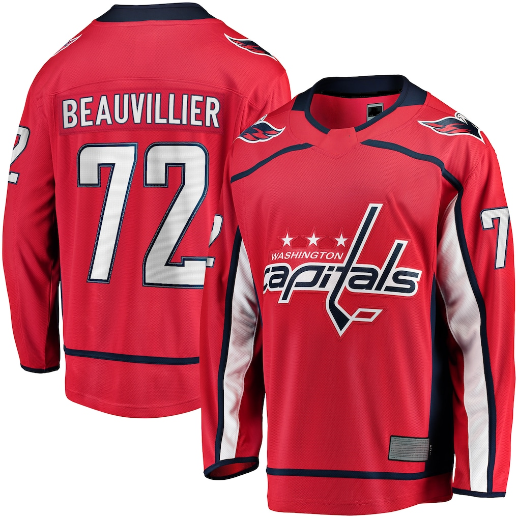 Qdoa W.Capitals #72 Anthony Beauvillier Red Home Breakaway Jerseys