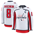 Qdoa W.Capitals #8 Alexander Ovechkin White Away Premium Jerseys
