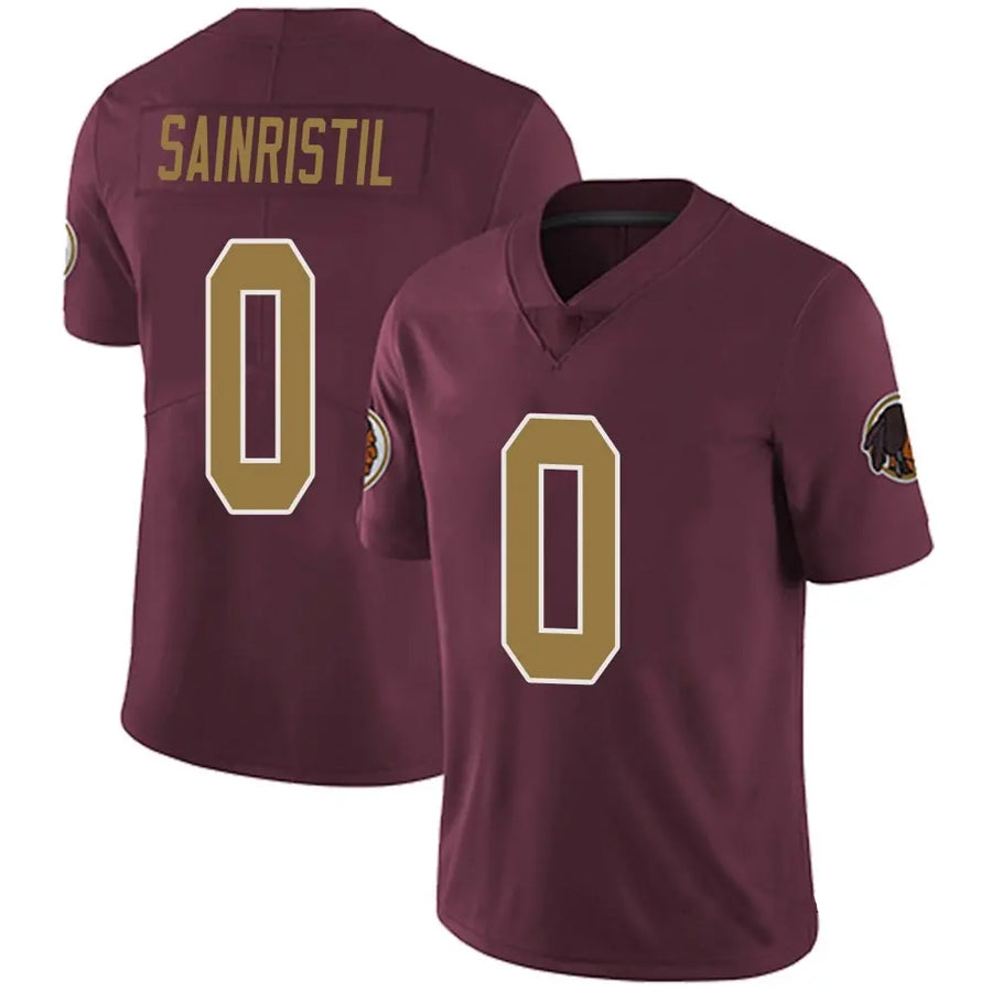 Qdoa W.Commanders #0 Mike Sainristil Player Burgundy Alternate Vapor Untouchable Limited  Stitched Jerseys