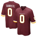 Qdoa W.Commanders #0 Mike Sainristil Player Burgundy Team Color Home Game Stitched Jerseys